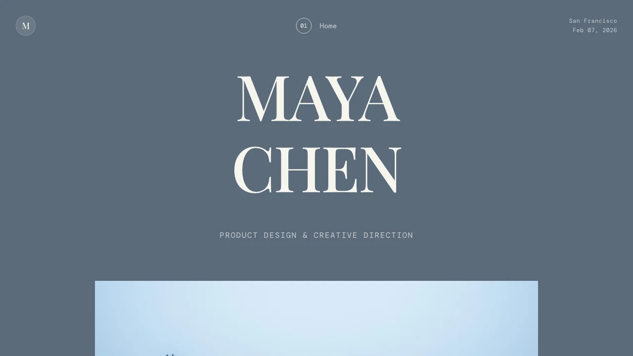 Loading preview of Mist - Atmospheric Designer Portfolio